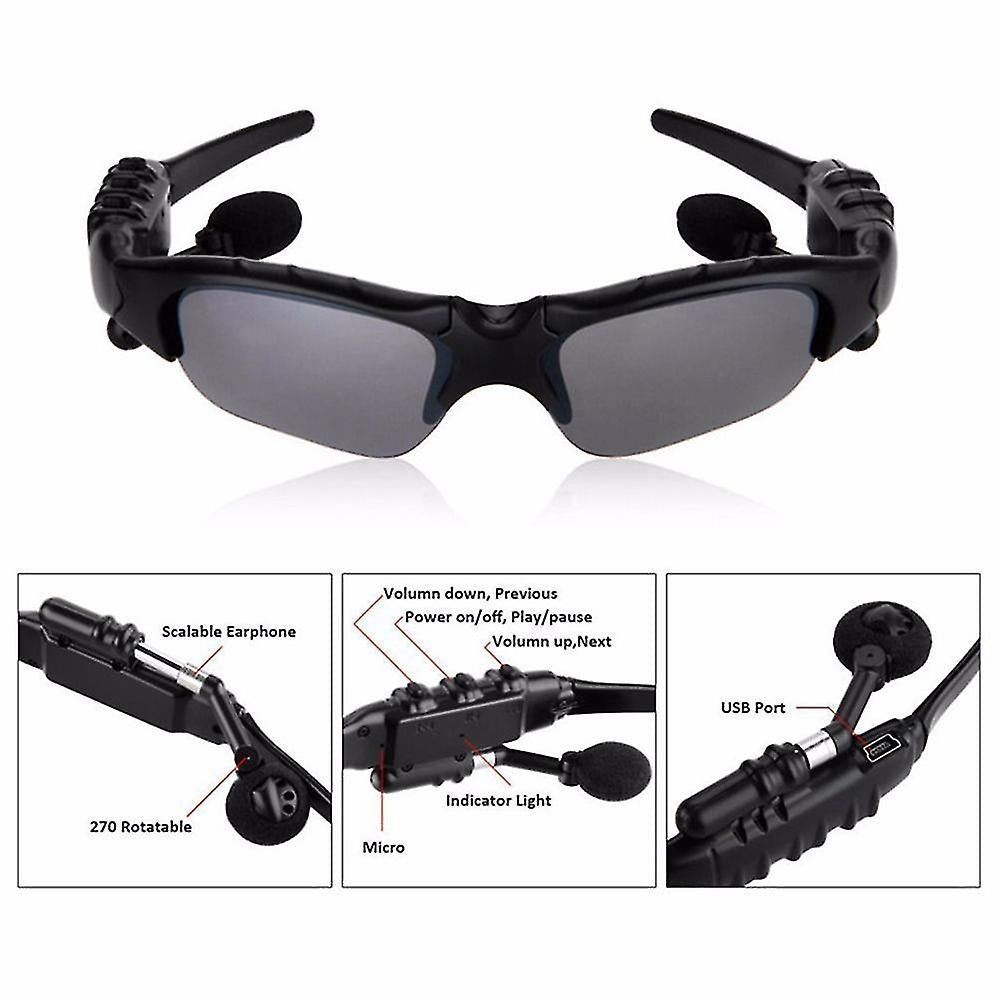 Wireless Bluetooth Sunglasses with Headset