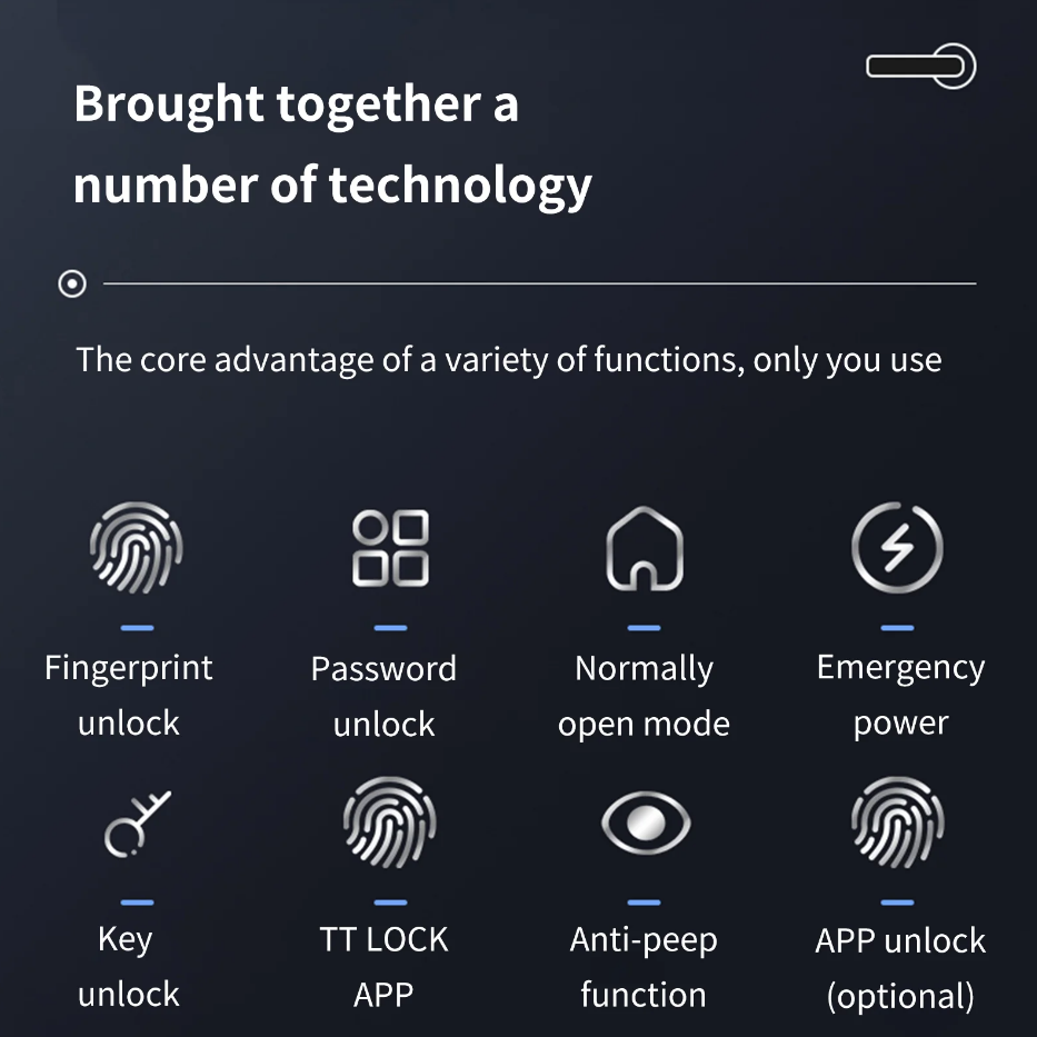 Smart Door Knob Fingerprint Lock (20% OFF)