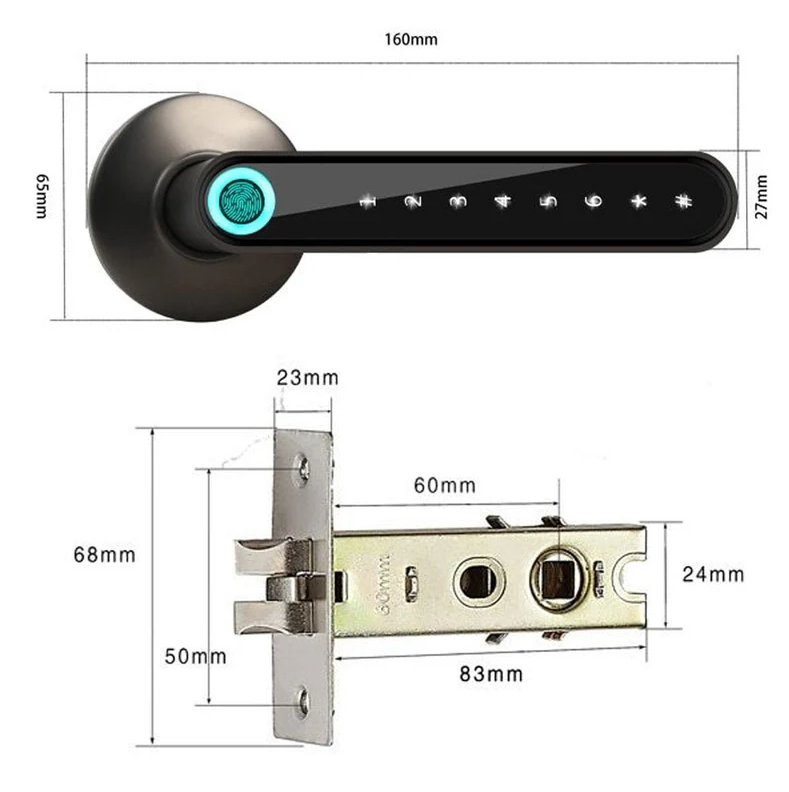 Smart Door Knob Fingerprint Lock (20% OFF)